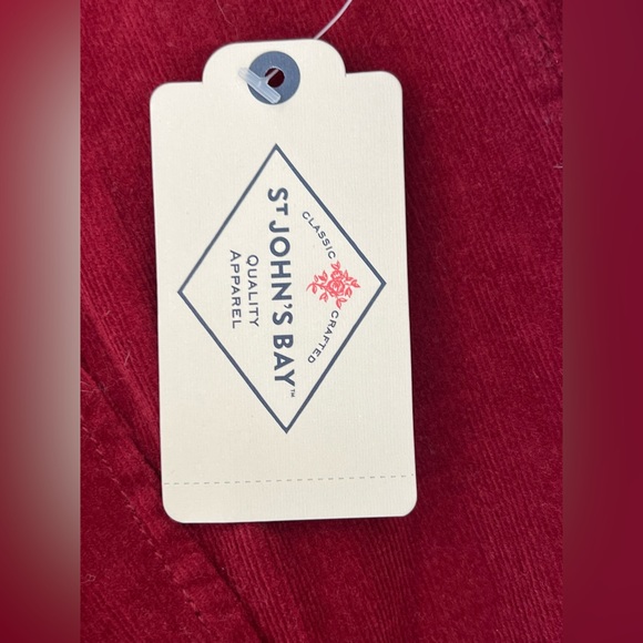 St. John’s Bay Red Corduroy Jacket. NWT - Picture 6 of 6